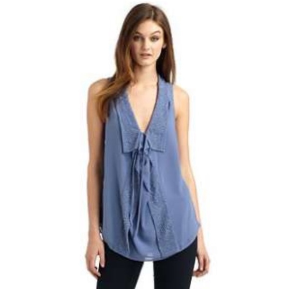 robbi & nikki Tops - Robbi & Nikki beaded chiffon top